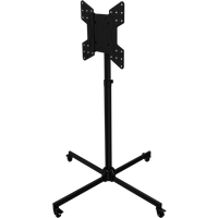 Collapsible floor stand with protective case for 32" to 55"+ Screens