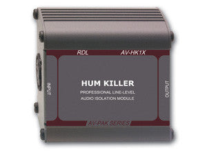 AV-HK1X &#8220;HUM KILLER&#8221; Audio Isolation Transformer - XLR input and output