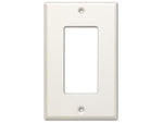 CP-1 Single Cover Plate - white