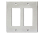 CP-2S Double Cover Plate - stainless steel