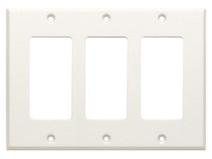 CP-3 Triple Cover Plate - white
