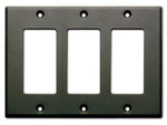 CP-3B Triple Cover Plate - Black