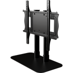 Single desktop stand for 24" to 46"+ screens