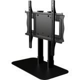 Single desktop stand for 24" to 46"+ screens