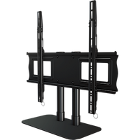 Single desktop stand for 32" to 65"+ screens