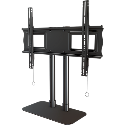 Single monitor desktop stand for extra large displays