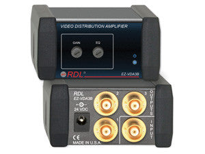 EZ-VDA3B Video Distribution Amplifier - 1X3 BNC NTSC/PAL