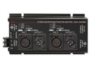 FP-MPA2 Dual Microphone Phantom Adapter 12, 24, 48 V - XLR
