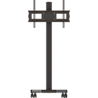 Mobile cart with height and tilt adjustment for 37" to 63"+ Plasma, LCD or LED screens