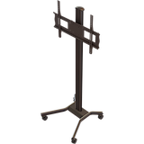 Mobile cart with height and tilt adjustment for 37" to 63"+ Plasma, LCD or LED screens