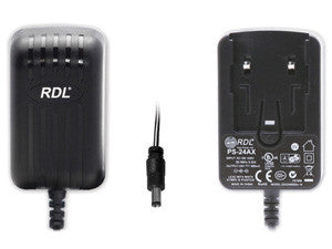 PS-24AX 24 Vdc Switching Power Supply, Interchangeable AC Plug, 500 mA, dc Plug