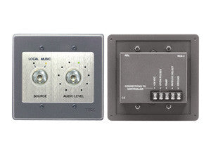 RCX-3S Room Control for RCX-5C Room Combiner - Stainless