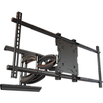 NEW Robust Series Articulating mount for large-format 70 to 90" TVs with heavy-duty smooth action dual scissor arm and post-installation leveling