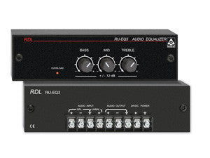 RU-EQ3 Three Band Audio Equalizer with Knobs - Terminal block