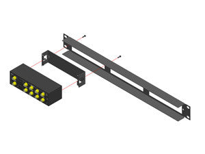 RU-FP1 RACK-UP Filler Panel (and Reverse Mounting Kit)