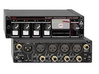 RU-MX4T Professional 4 Channel Microphone/Line Mixer w/ Phantom Power &amp; Transformer - Mic &amp; line output