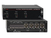 RU-TPS4A Active Sender / Distributor - Twisted Pair Format-A - Three audio inputs to Four outputs