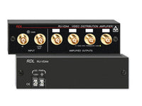 RU-VDA4B NTSC/PAL Video Distribution Amplifier - 1x4 - BNC