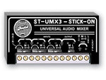 ST-UMX3 3x1 Universal Audio Mixer - 3 microphone or line inputs x 1 microphone or line output