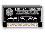 STM-2X Switched Microphone Preamplifier - 35 to 65 dB gain