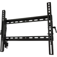 Universal tilting mount with lock for 26" to 46"+ flat panel screens