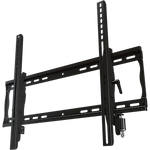 Universal tilting mount with double lock for 32" to 55"+ flat panel screens