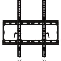 Universal tilting mount with post installation leveling for portrait mounting of 37" to 63"+ flat panel screens