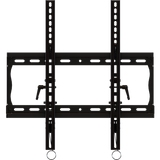 Universal tilting mount with post installation leveling for portrait mounting of 37" to 63"+ flat panel screens