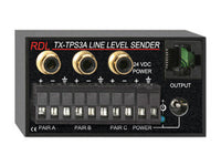 TX-TPS3A Active Three-Pair Sender - Twisted Pair Format-A - Balanced line inputs