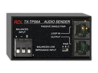 TX-TPS6A Passive Single-Pair Sender - Twisted Pair Format-A - Balanced audio line input