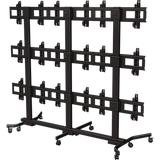 Multi-display 3x3 cart for 37" to 63"+ displays